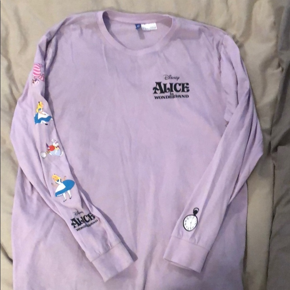 Alice in wonderland long sleeve t-shirt